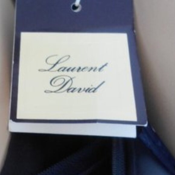 Nwt LAURENT DAVID Large Navy Travel Bag - Picture 3 of 5